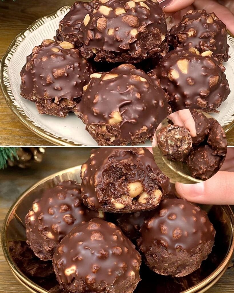 Decadent No-Bake Chocolate Peanut Cookie Truffles