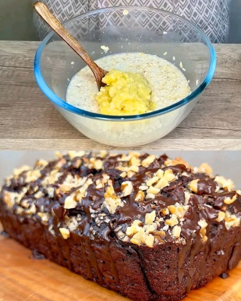 Chocolate Banana Oat Cake Recipe