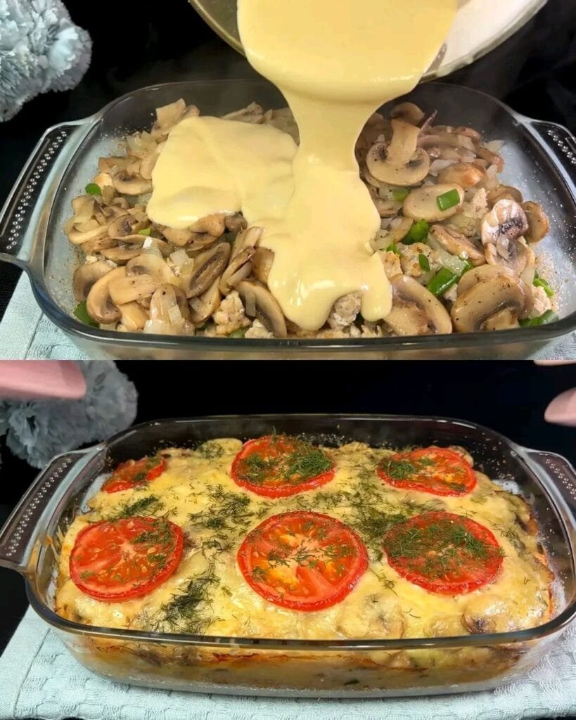 Cheesy beef Meat Casserole