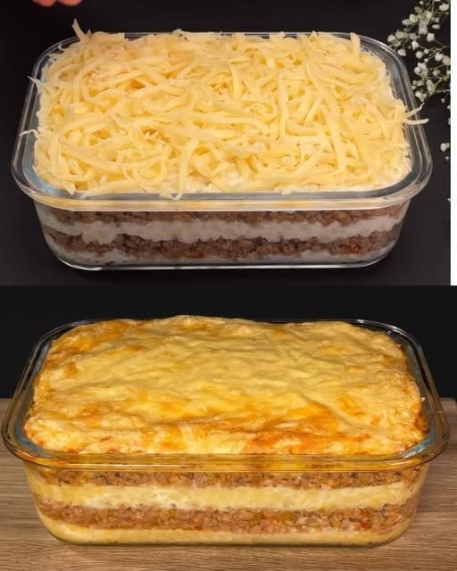 Baked Cheese-Minced BEEF Stars: A Comforting Delight