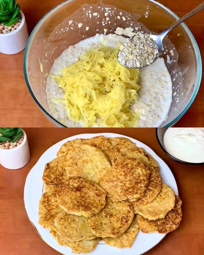 Oatmeal Potato Pancakes Recipe