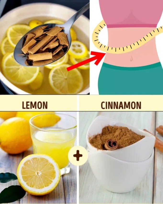 Lose Weight! Melt Belly And Hip Fat with Cinnamon & Lemon