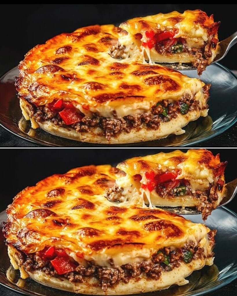 German-Inspired Layered Potato and Beef Casserole