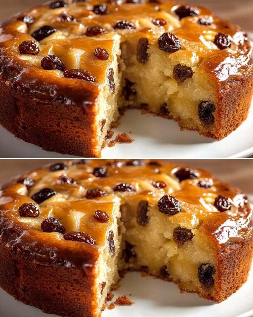 No Sugar, No Oil, No Milk – Guilt-Free Apple and Raisin Cake Recipe