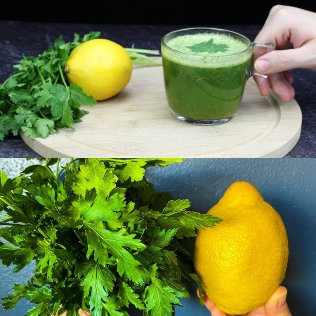 Powerful Liver Cleanse: Just 1 Glass on an Empty Stomach!Parsley & Lemon – A Natural Detox Duo